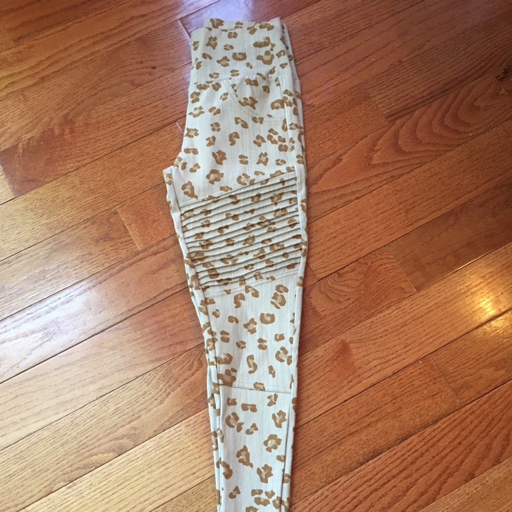 🐆Agnes & Dora Cheetah Motto Jeggings🐆